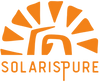 Orange logo with 'Solaris Pure' text on a white background
